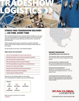 Picture of Flyer - Tradeshow Logistics