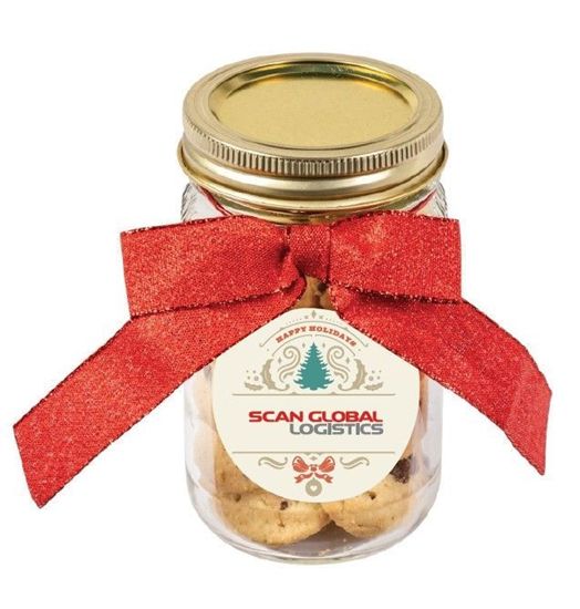 Picture of Bite Sized Cookies Mason Jar