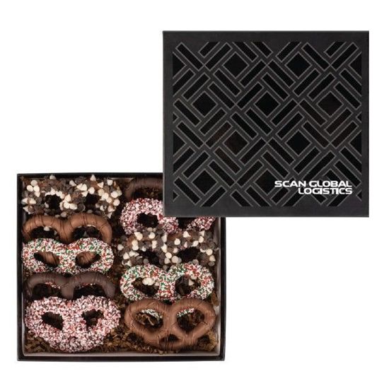 Picture of Holiday Premier Chocolate Pretzel Deluxe Gift Box